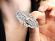 Art Deco style Platinum Antique Diamond Brooch