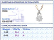 Antique 1.05 Carat Solitaire Pendant grading card