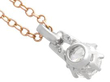 Antique 1.05 Carat Solitaire Pendant Platinum Set