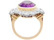 1930s Amethyst and Diamond Ring setting