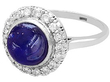 Star Sapphire Cluster Ring from 1920s