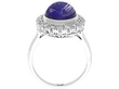 Antique Star Sapphire Cluster Ring from 1920s setting