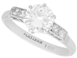 Vintage 1.2ct Diamond Solitaire with Diamond Shoulders