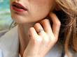 Vintage 1.2ct Diamond Solitaire with Diamond Shoulders wearing