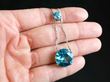 18ct White Gold Zircon Pendant