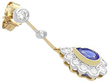 Pear Sapphire Drop Earring