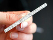Antique Diamond Line Bar Brooch