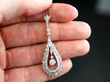Antique Diamond Platinum Pendant
