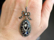 Enamel Diamond Pendant