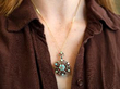 Opal Victorian Pendant On Neck