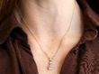 Antique Diamond Drop Necklace