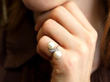 Wearing Pearl Dress Ring On Hand