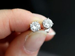 Vintage Contemporary Diamond Earrings