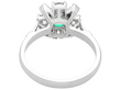 Emerald Cluster Ring 