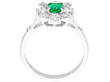 Emerald Cluster Ring 