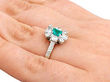 Emerald Cluster Ring 