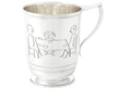 Silver Christening Mug by Roberts & Belk
