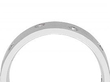 Diamond and White Gold Band Contemporary