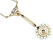 Antique Pearl and Diamond Necklace reverse