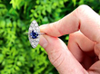1920s sapphire and diamond ring