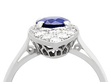 1920s sapphire and diamond dress ring
