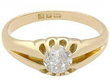 antique diamond solitaire ring