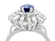 sapphire and diamond cocktail ring