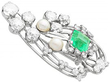 emerald brooch antique 