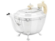 Art Deco Style Sterling Silver Teapot