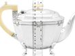 Art Deco Style Sterling Silver Teapot
