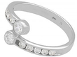 Diamond Twist Ring 14Carat White Gold