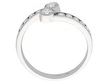 Vintage Diamond Twist Dress Ring White Gold