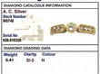 Vintage Yellow Gold Diamond Dress Ring Grading