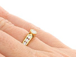 Vintage Yellow Gold Diamond Dress Ring Wearing