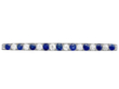 Antique Sapphire and Diamond Bar Brooch
