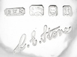 Sterling Silver Bon Bon Dishes hallmarks 
