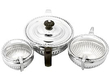 Queen Anne Victorian Silver Tea Set