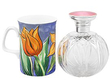 George V Cut Glass Scent Bottle