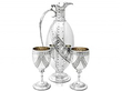 Sterling Silver Claret Jug and Goblet Set Size 