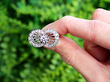 Geometric Diamond Ring Vintage