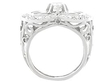 Geometric Diamond Ring 