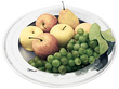 Silver Armada Dish with fruit 