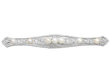 Edwardian Bar Brooch in Platinum