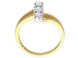 Art Nouveau Style Trilogy Ring
