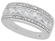 white topaz eternity ring 