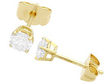 Diamond Stud Earring 18ct Yellow Gold