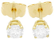 Diamond Stud Earrings Yellow Gold