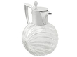 English Sterling Silver and Glass Claret Jug
