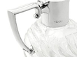 English Silver and Glass Claret Jug Close Up 