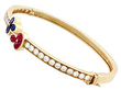 Vintage Gemstone Bangle